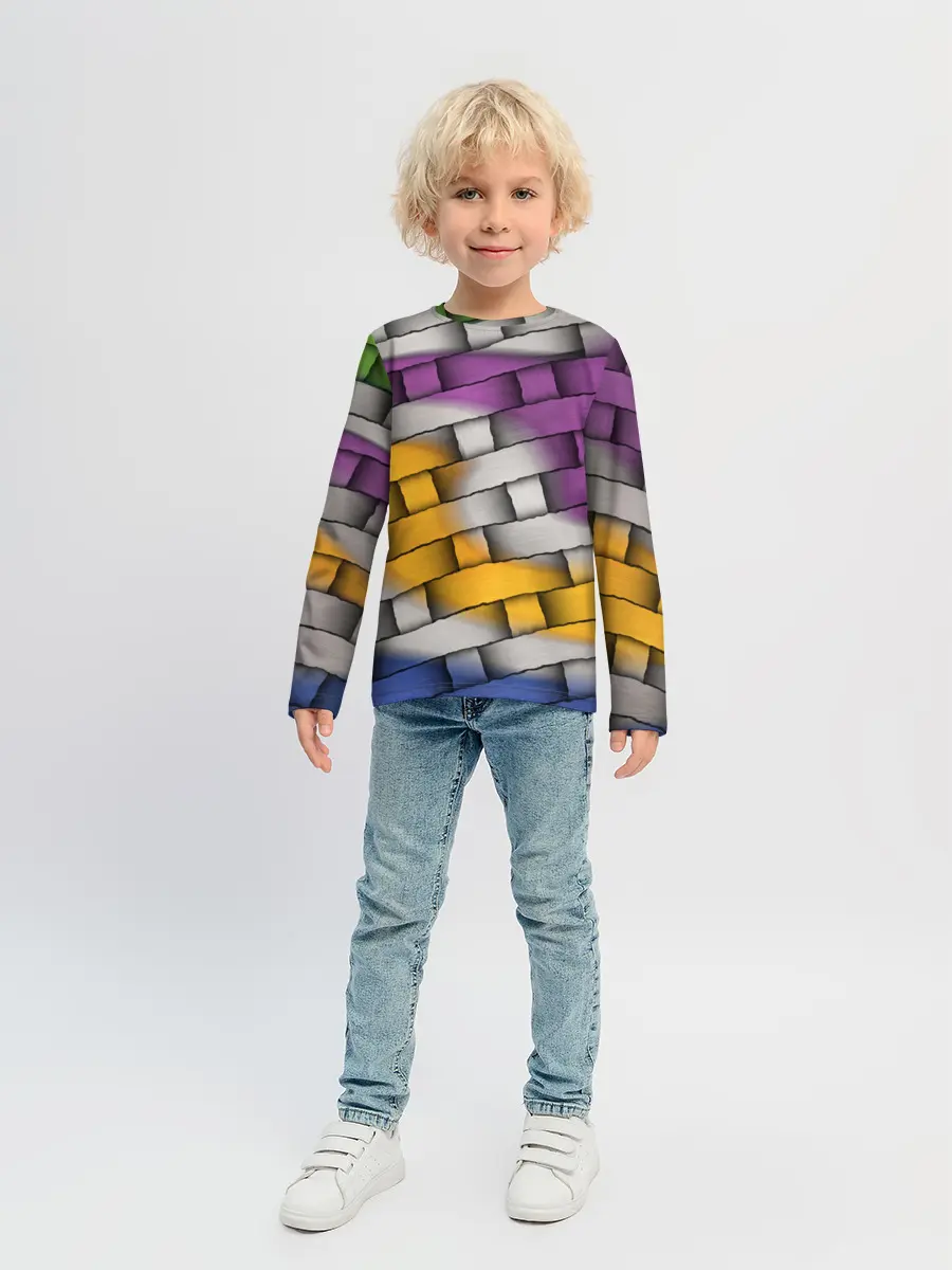 Детский лонгслив / АБСТРАКТ