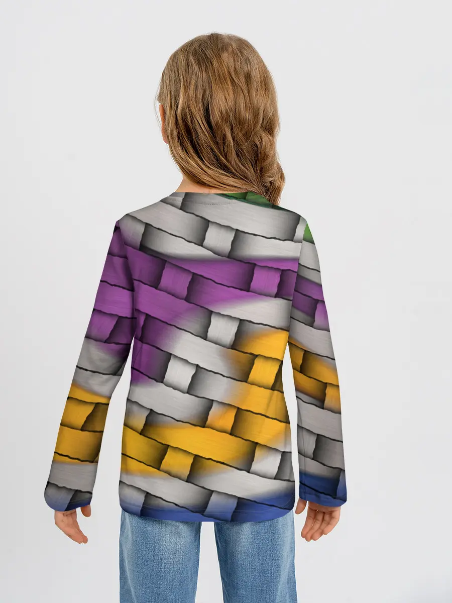 Детский лонгслив / АБСТРАКТ