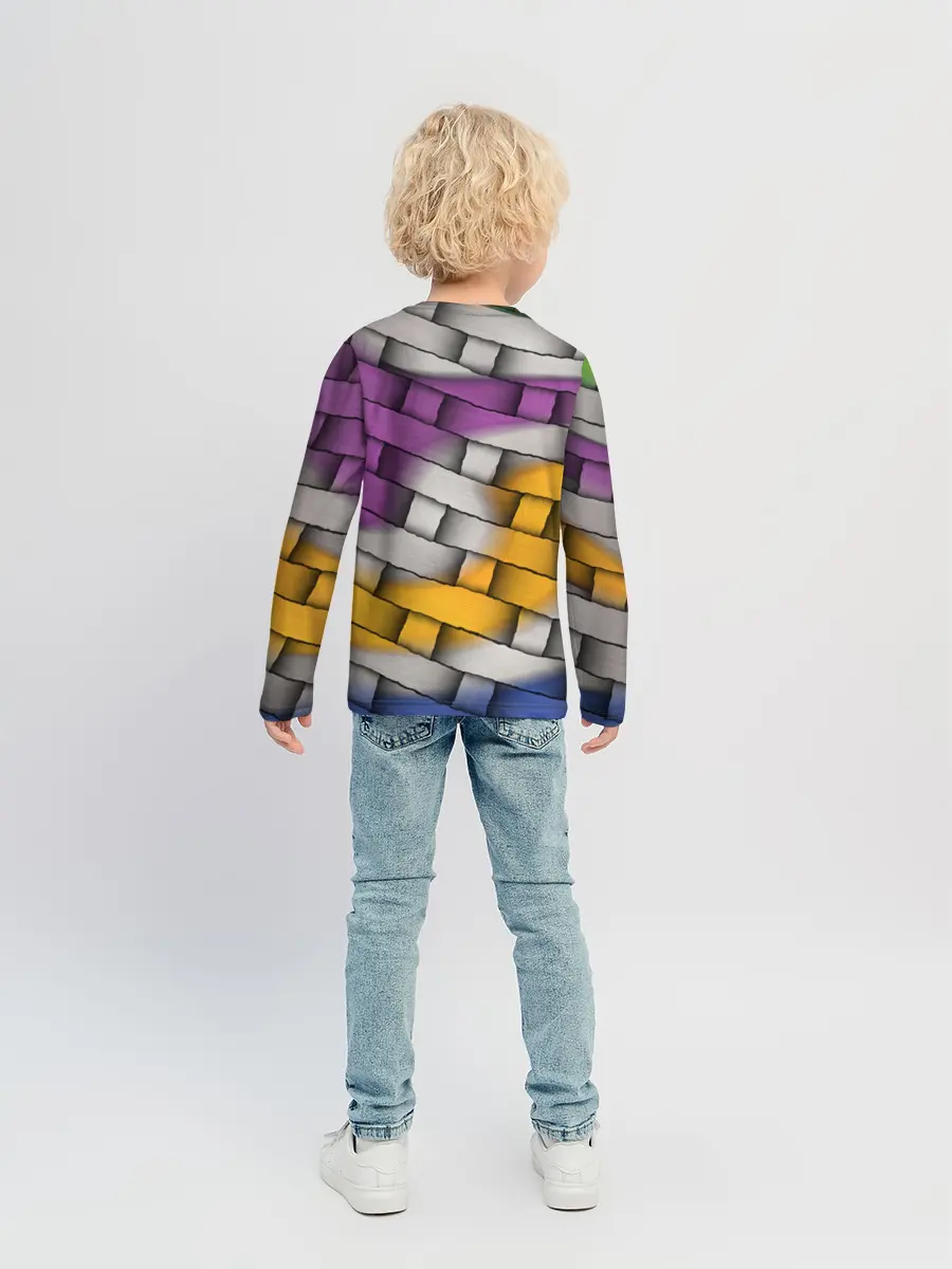 Детский лонгслив / АБСТРАКТ