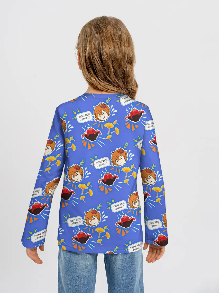 Детский лонгслив / Тарталья на обеде