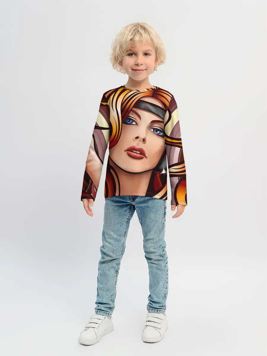 Детский лонгслив / ДЕВУШКА