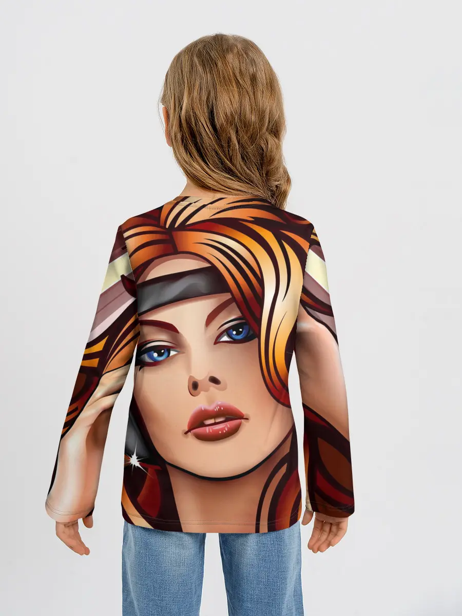 Детский лонгслив / ДЕВУШКА