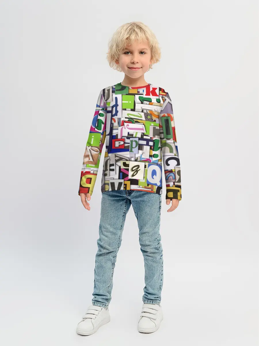 Детский лонгслив / АЛФАВИТ