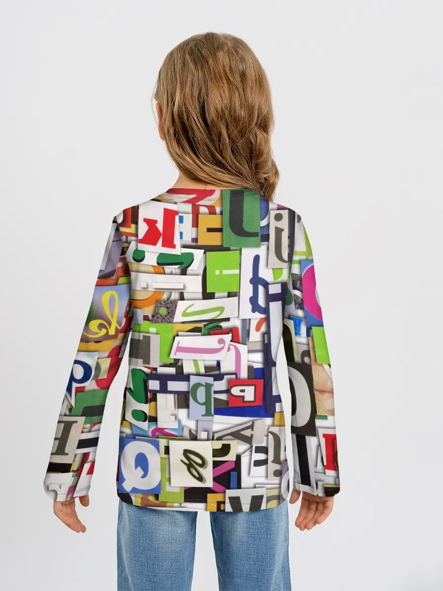 Детский лонгслив / АЛФАВИТ