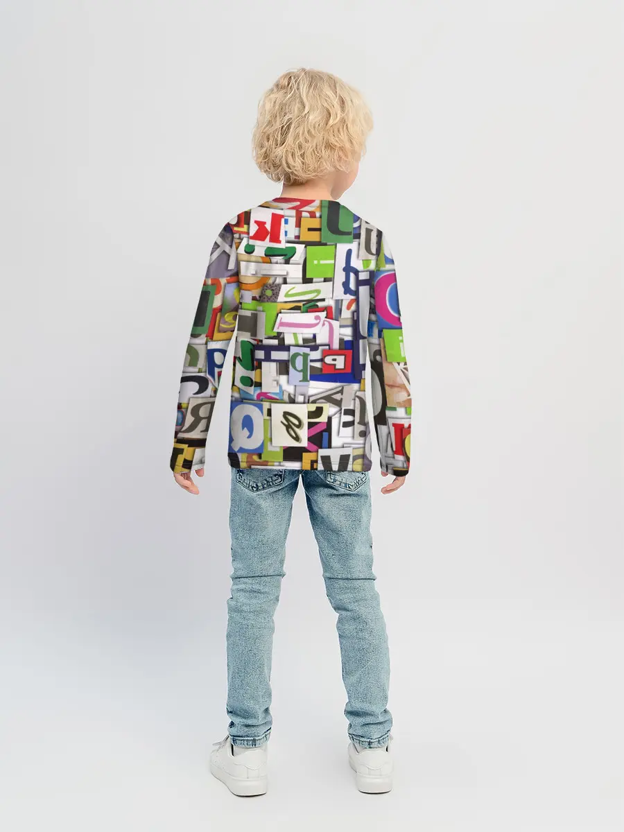 Детский лонгслив / АЛФАВИТ