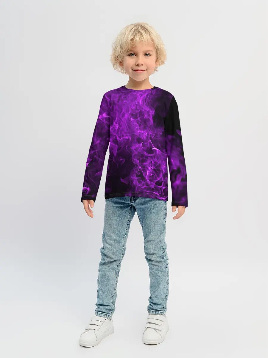Детский лонгслив / Violet Fire