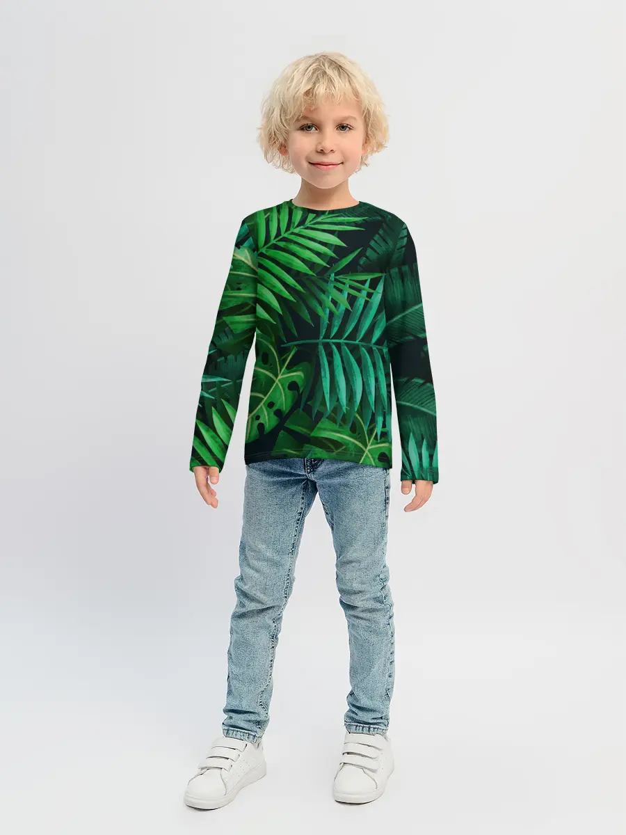 Детский лонгслив / Сочные тропики
