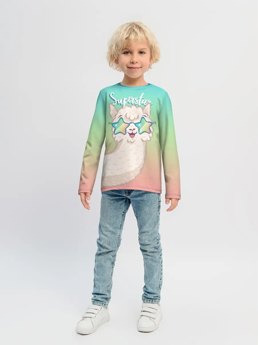 Детский лонгслив / SUPERSTAR