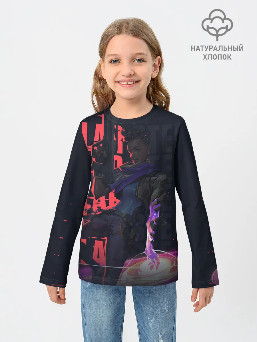 Детский лонгслив / Valorant: Astra