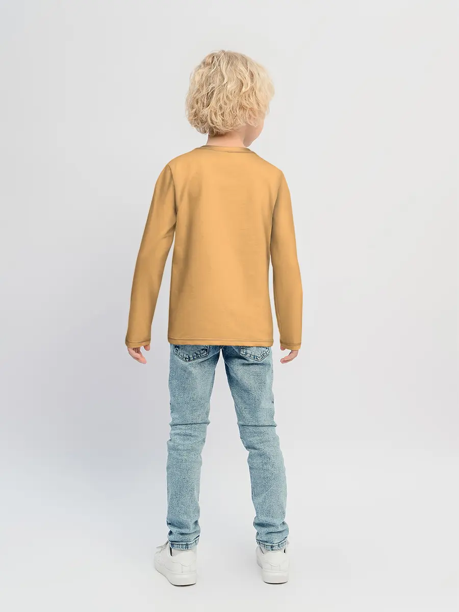 Детский лонгслив / РЫЖИЙ КОТ ТОЛСТЯК