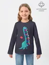 Детский лонгслив / Book Dinosaur