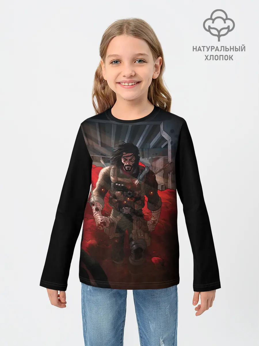 Детский лонгслив / Киану Ривз - Берсерк