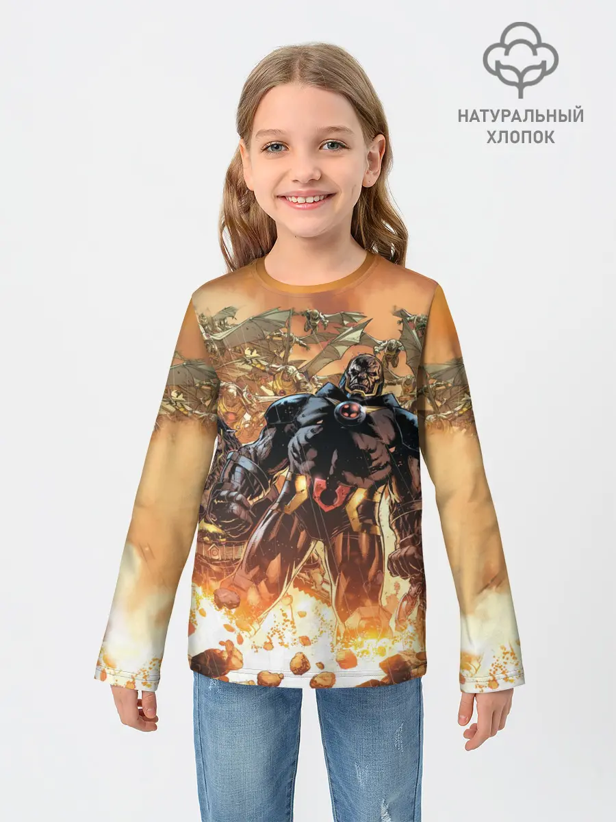 Детский лонгслив / Дарксайд и парадемоны