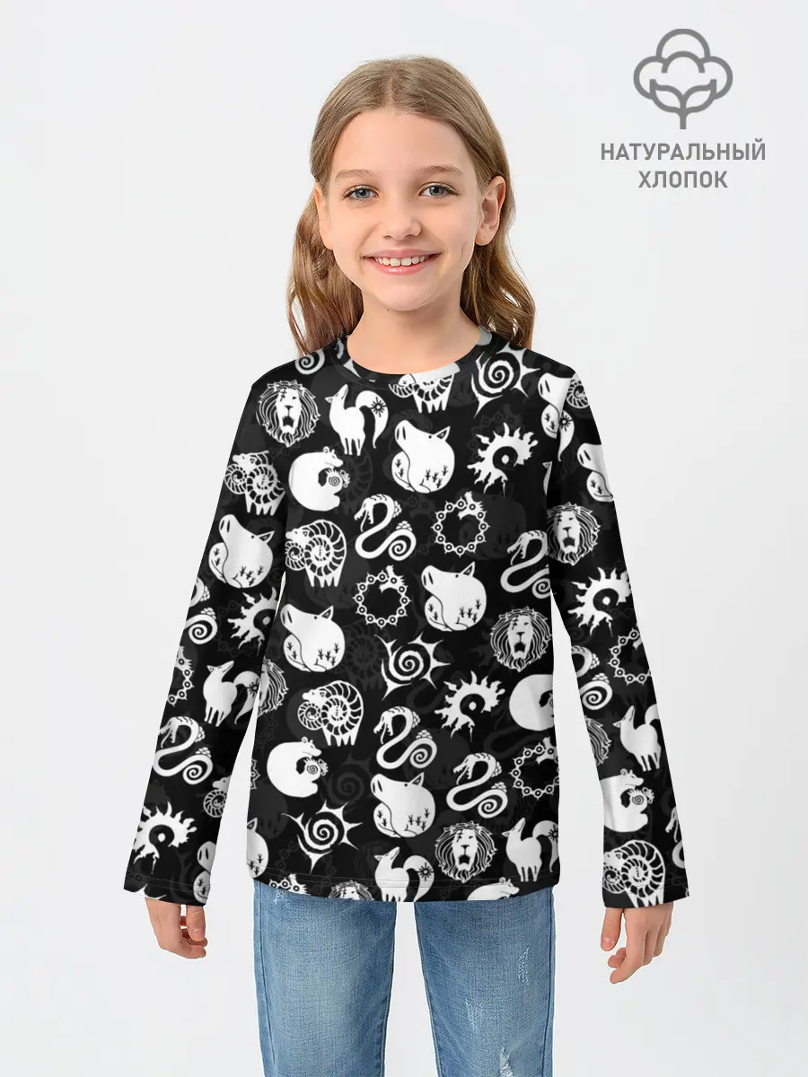 Детский лонгслив / SEVEN DEADLY SINS СИМВОЛЫ