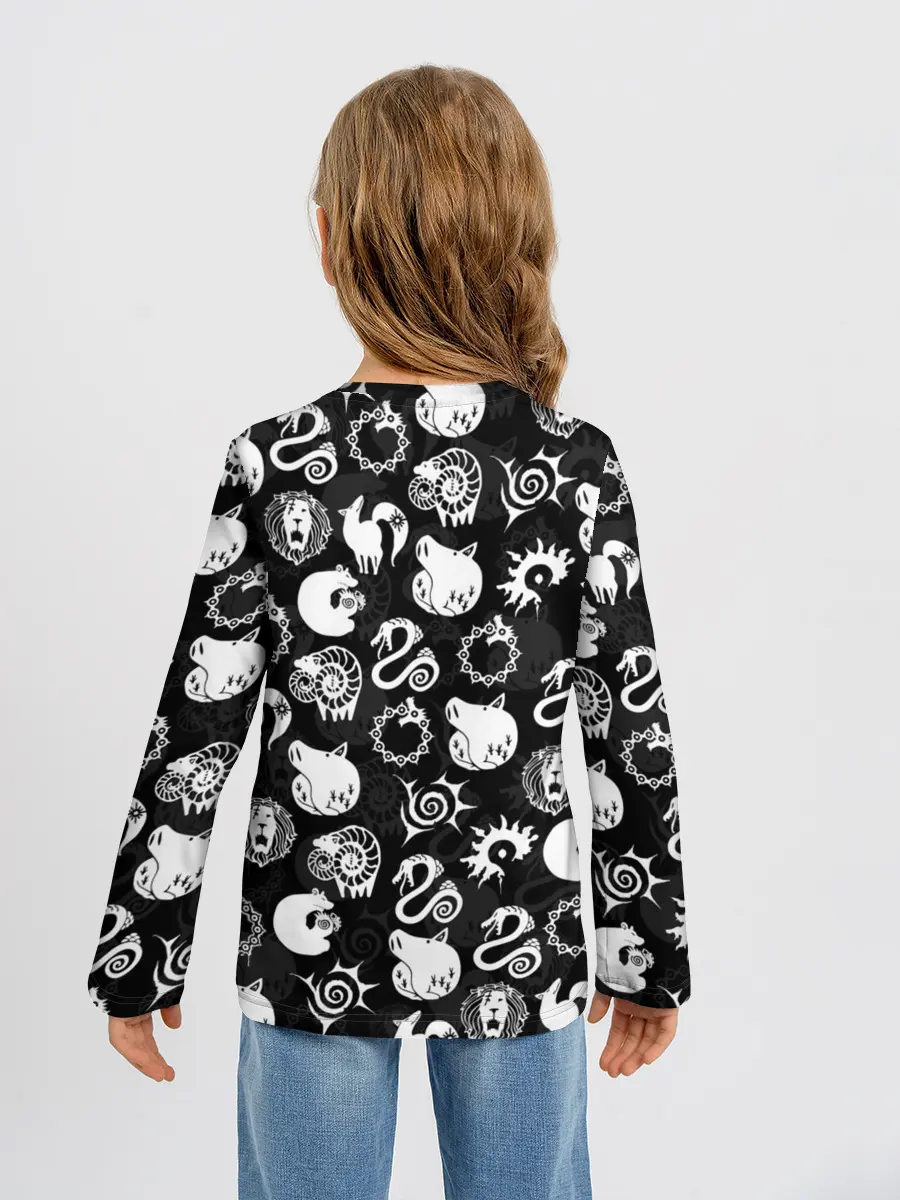 Детский лонгслив / SEVEN DEADLY SINS СИМВОЛЫ