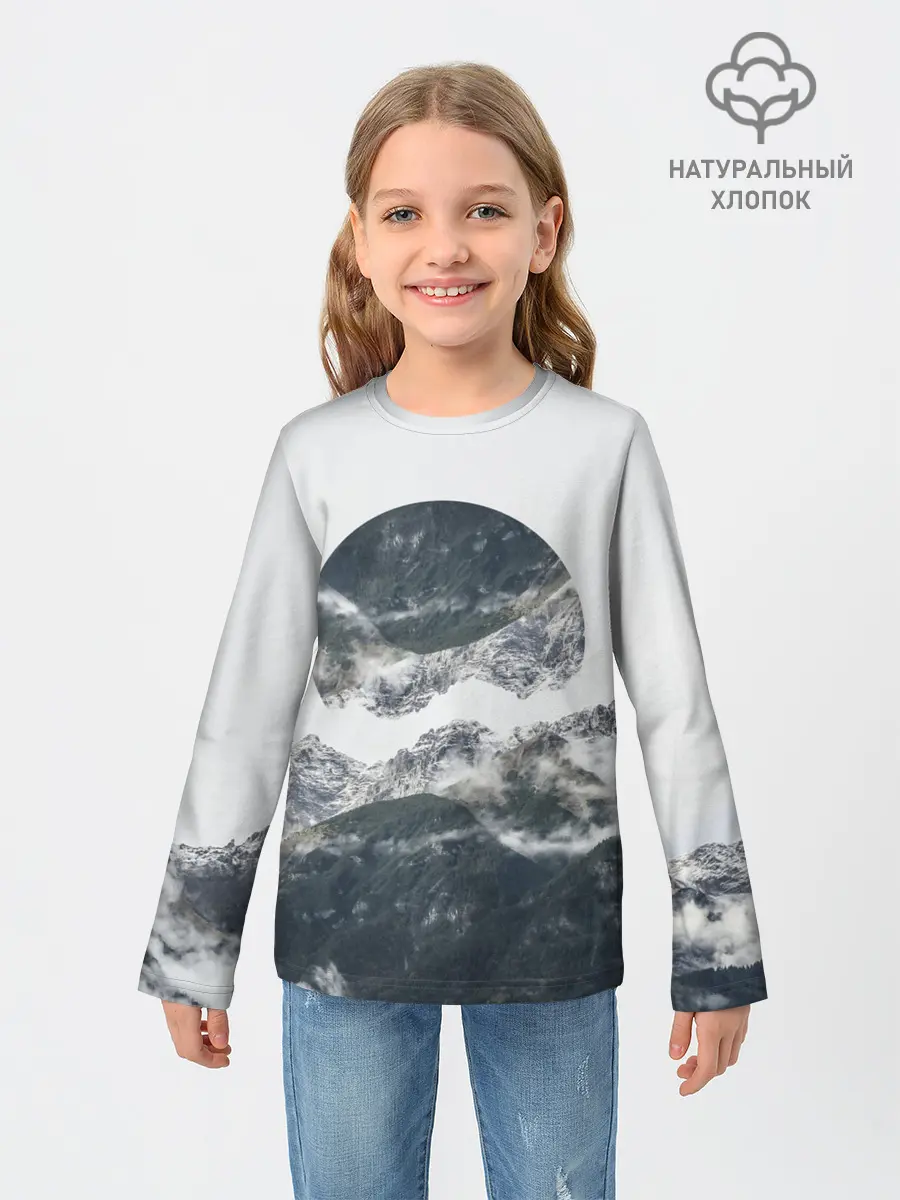 Детский лонгслив / Вершина Горы