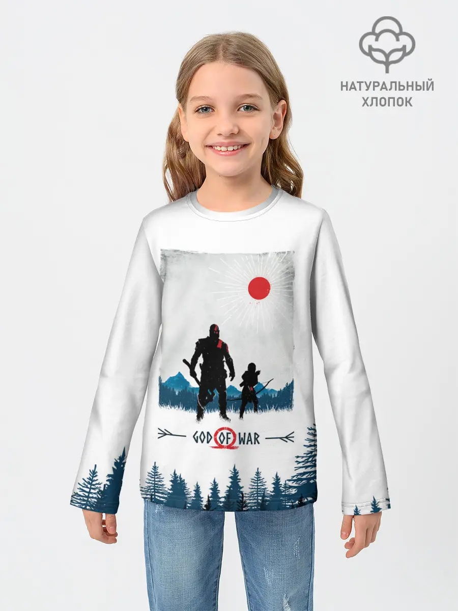 Детский лонгслив / God whith son