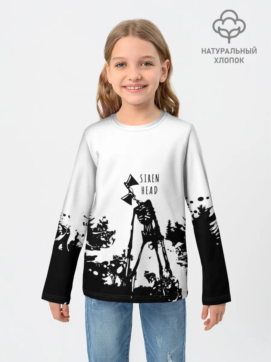 Детский лонгслив / Лес сиреноголового