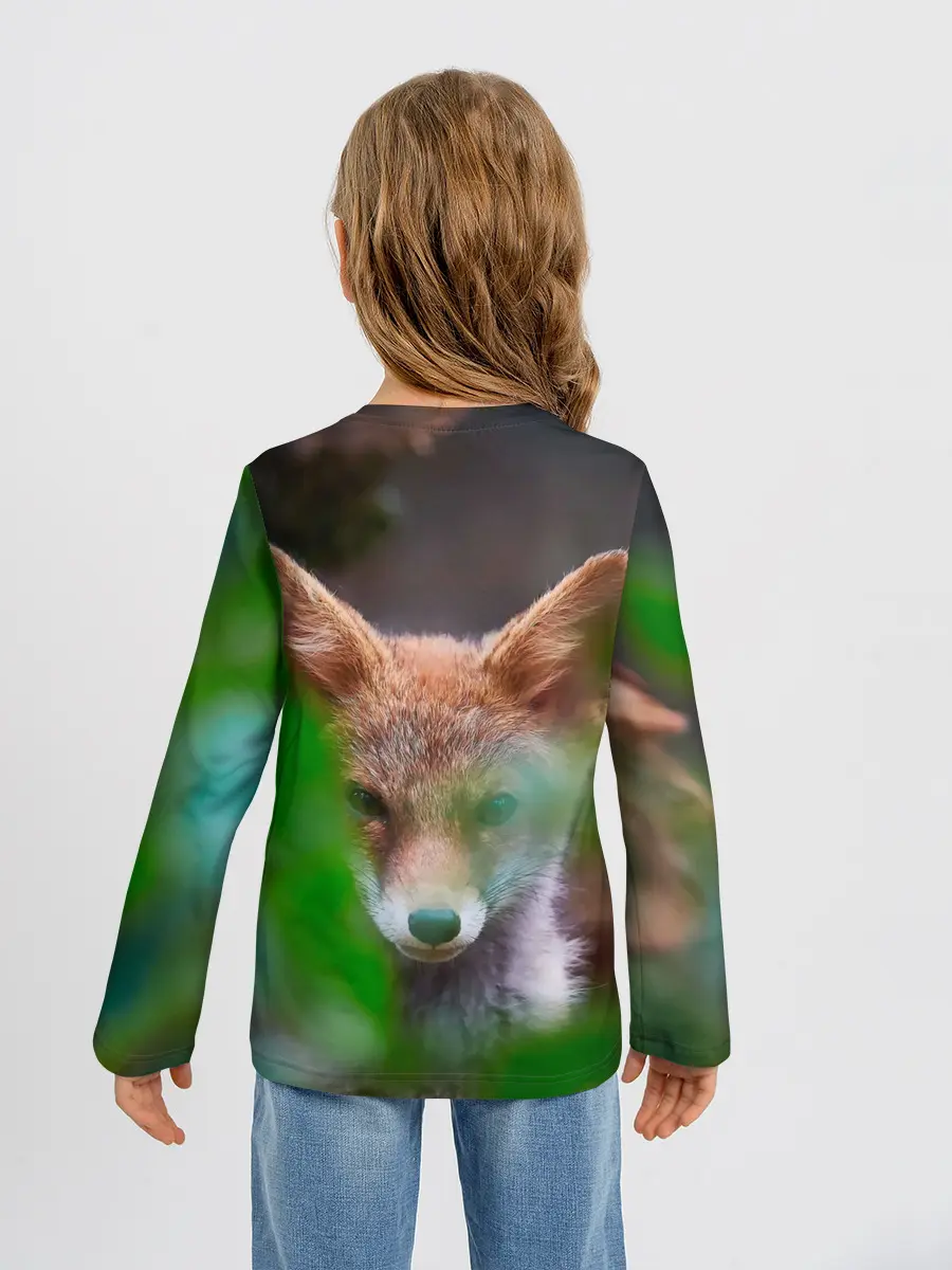 Детский лонгслив / Лисичка