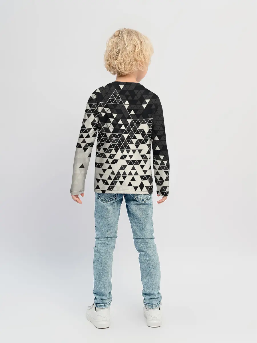 Детский лонгслив / Абстракция