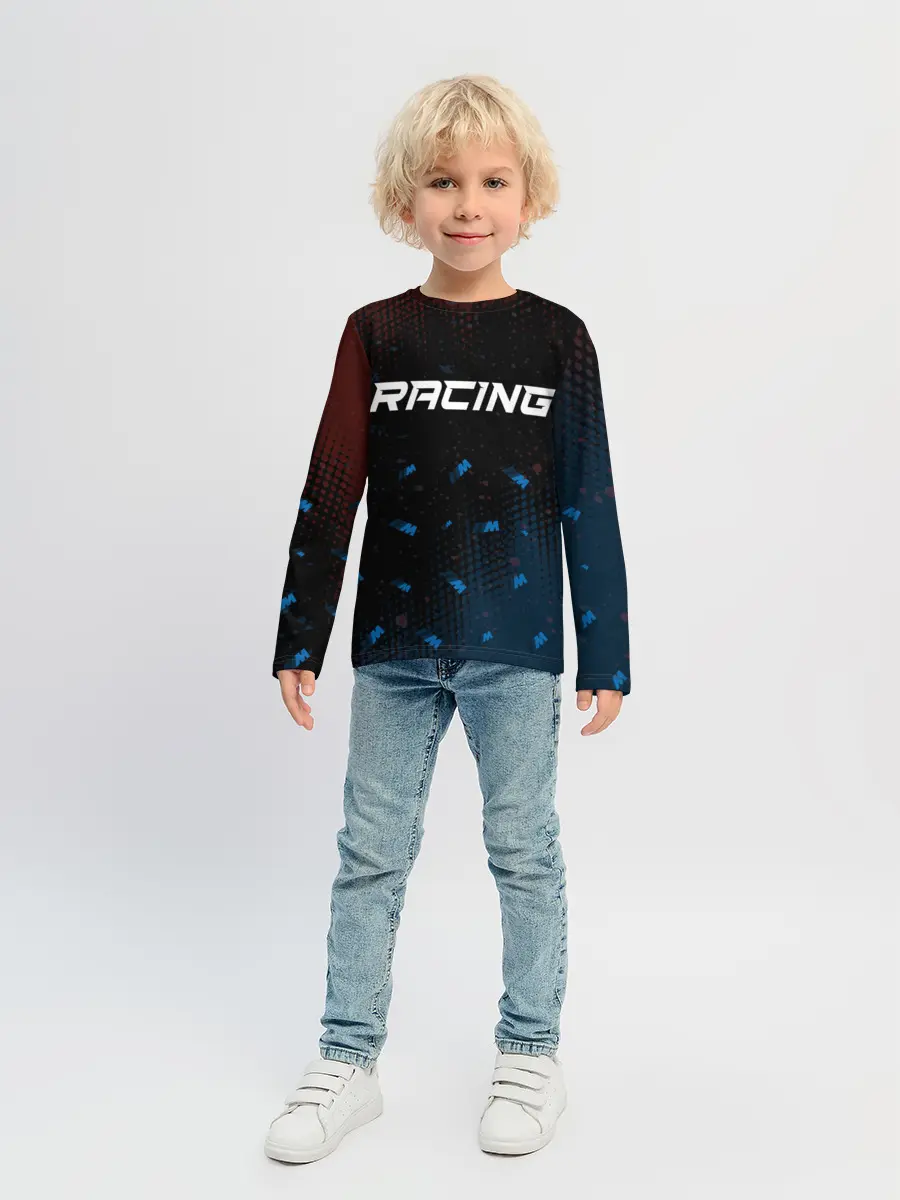 Детский лонгслив / BMW - Halftone