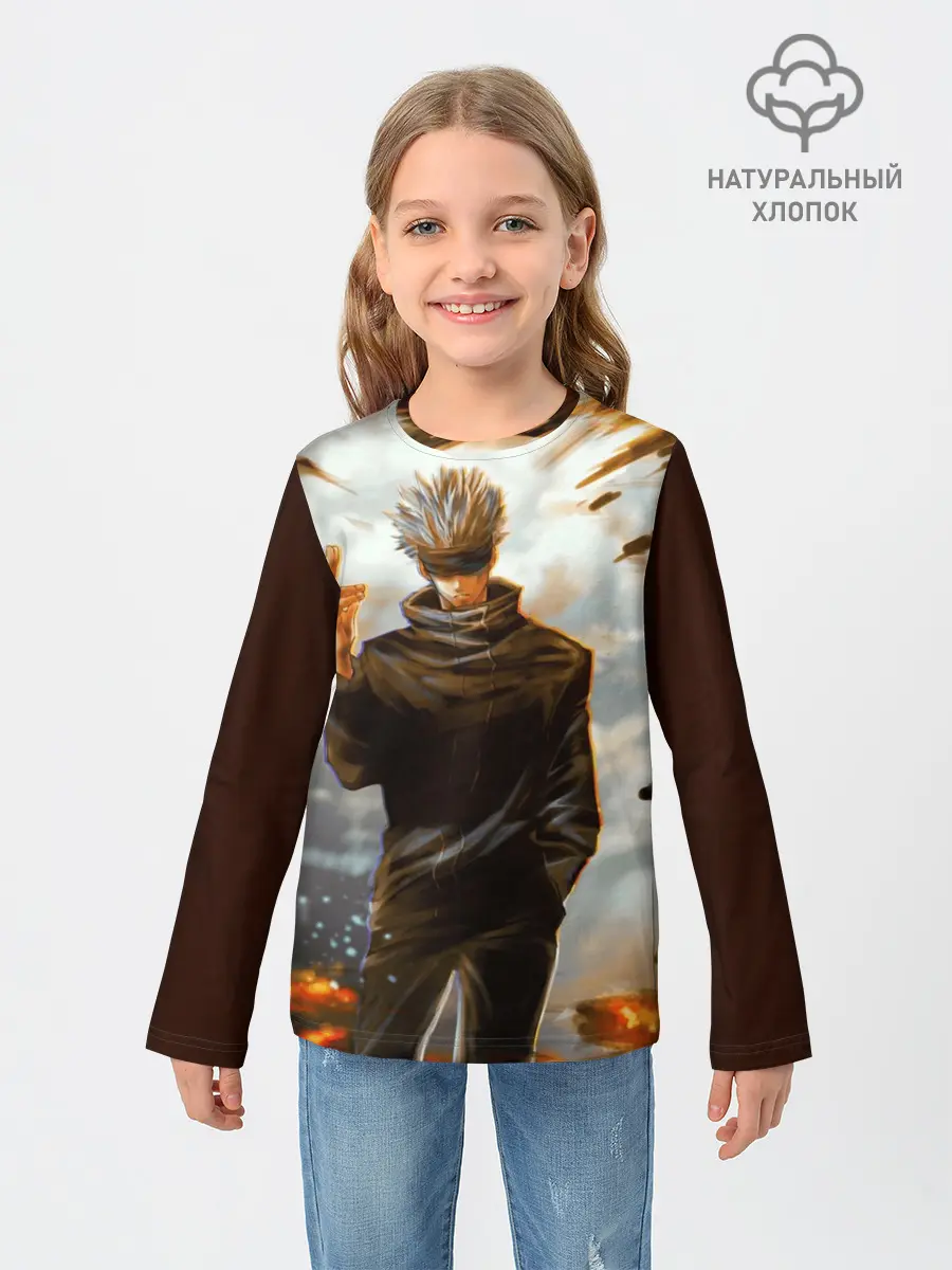 Детский лонгслив / Магическая битва