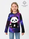 Детский лонгслив / Space Panda