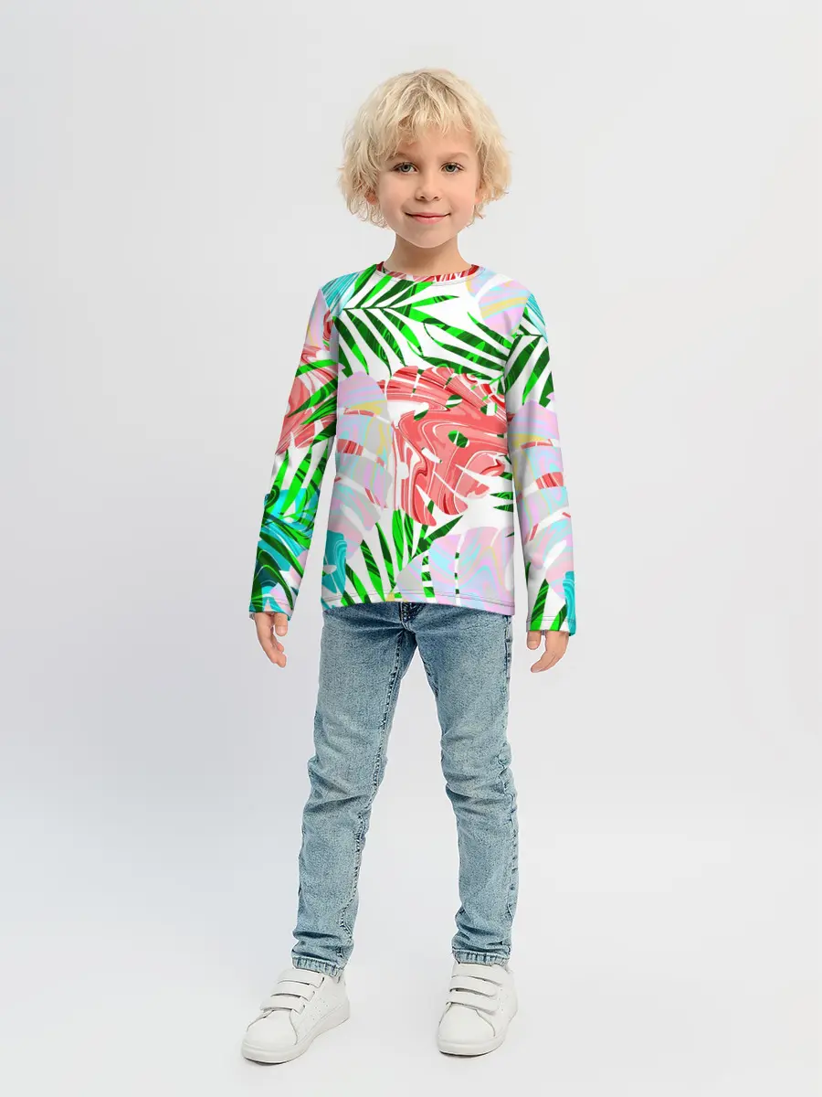Детский лонгслив / ЛИСТЬЯ 2.0
