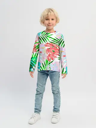 Детский лонгслив / ЛИСТЬЯ 2.0