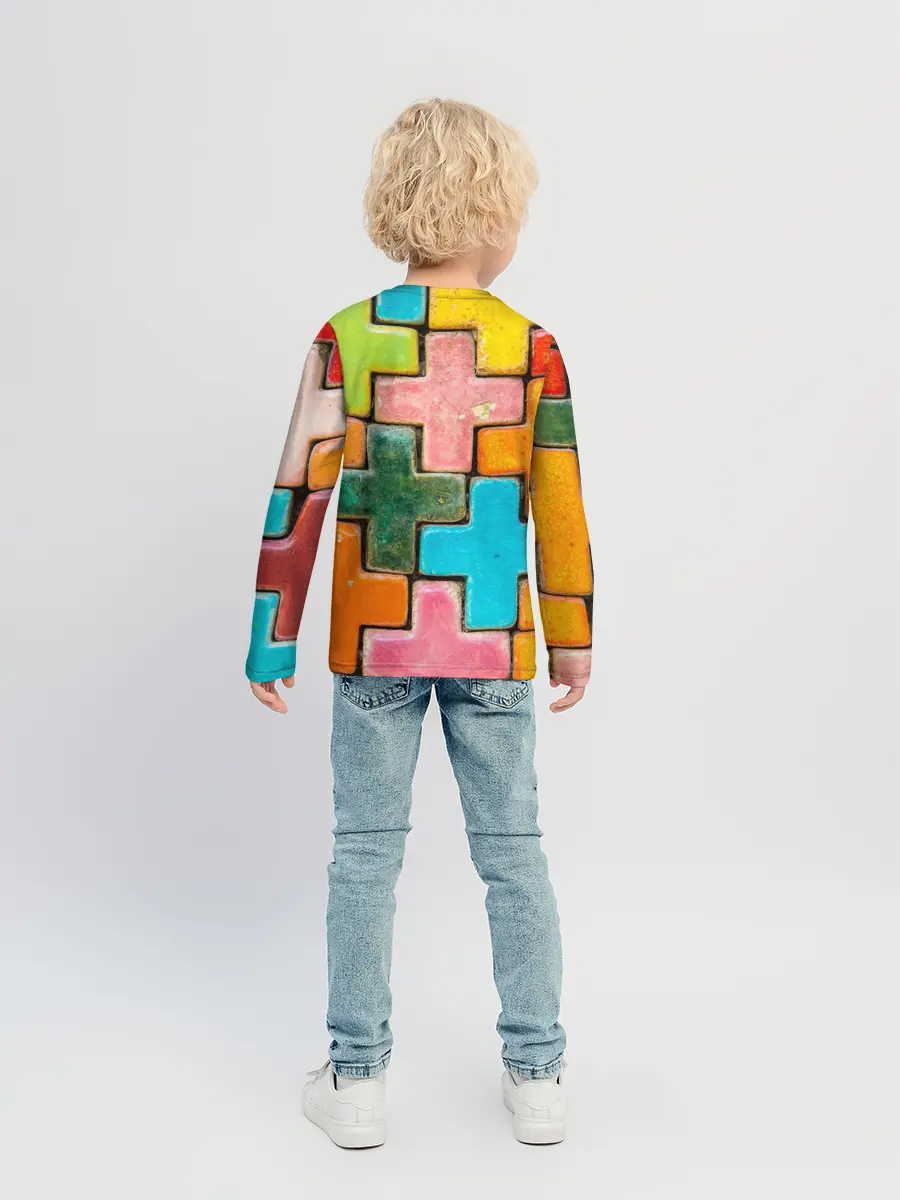 Детский лонгслив / Крестик