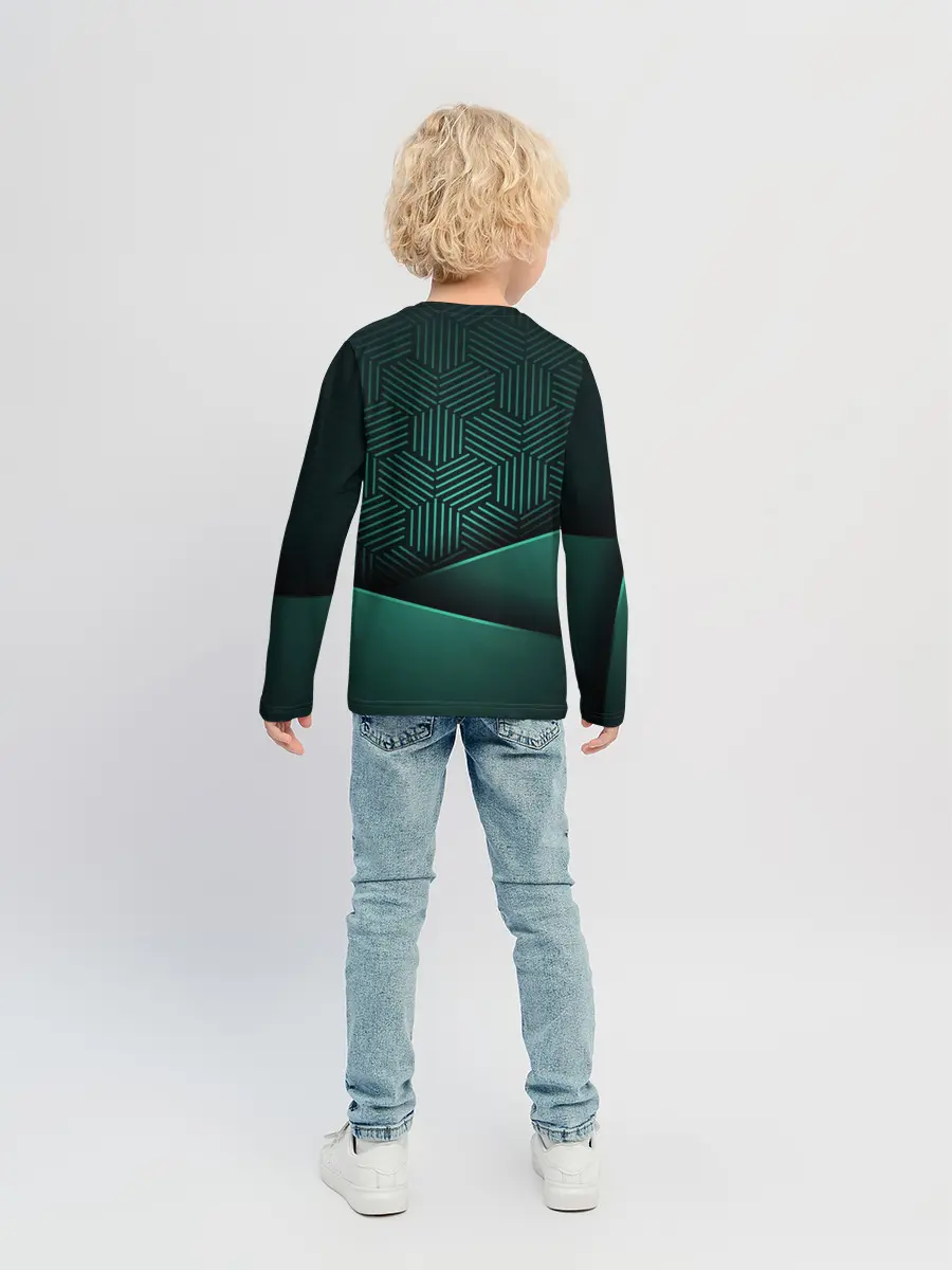Детский лонгслив / Luxury Green
