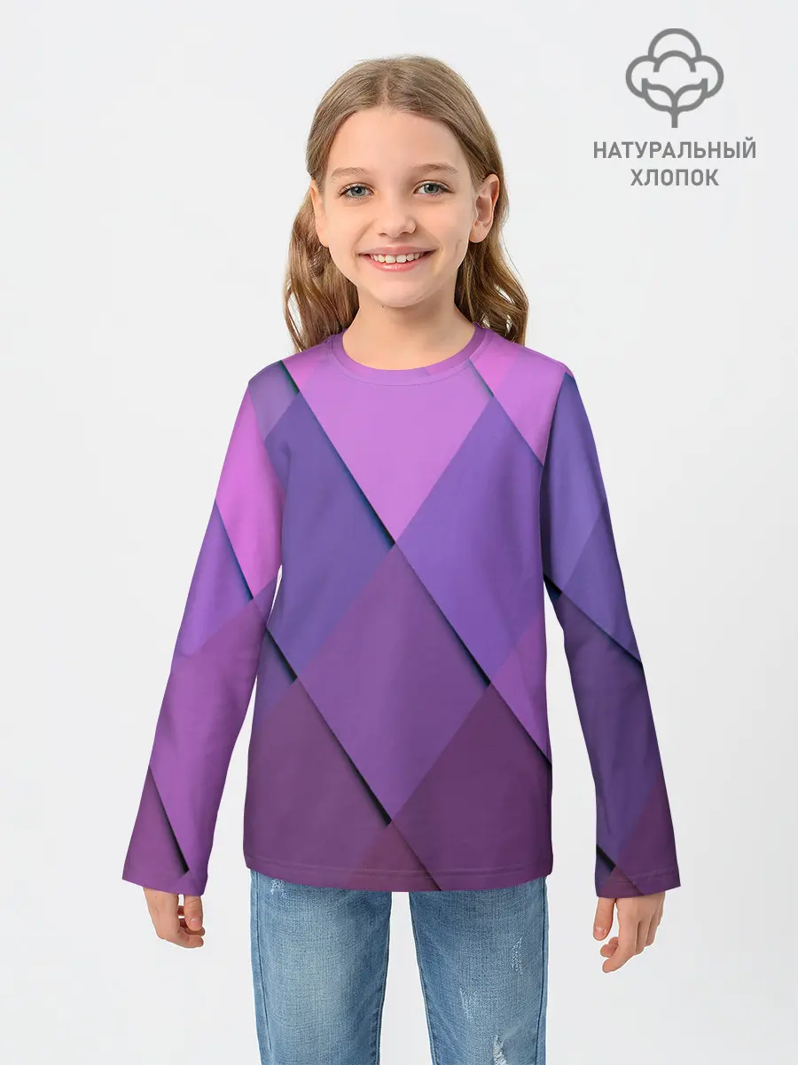 Детский лонгслив / Спортивный ромб