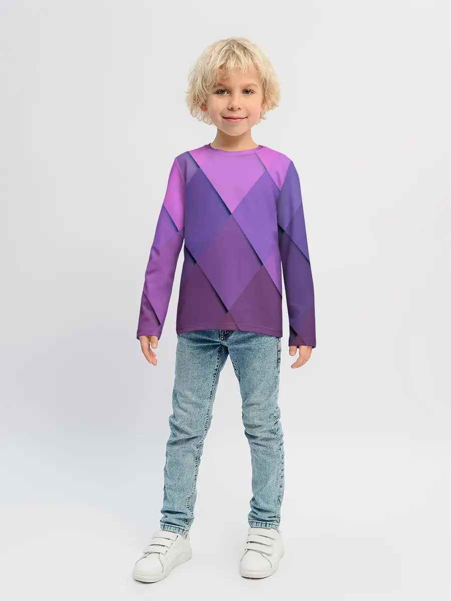 Детский лонгслив / Спортивный ромб