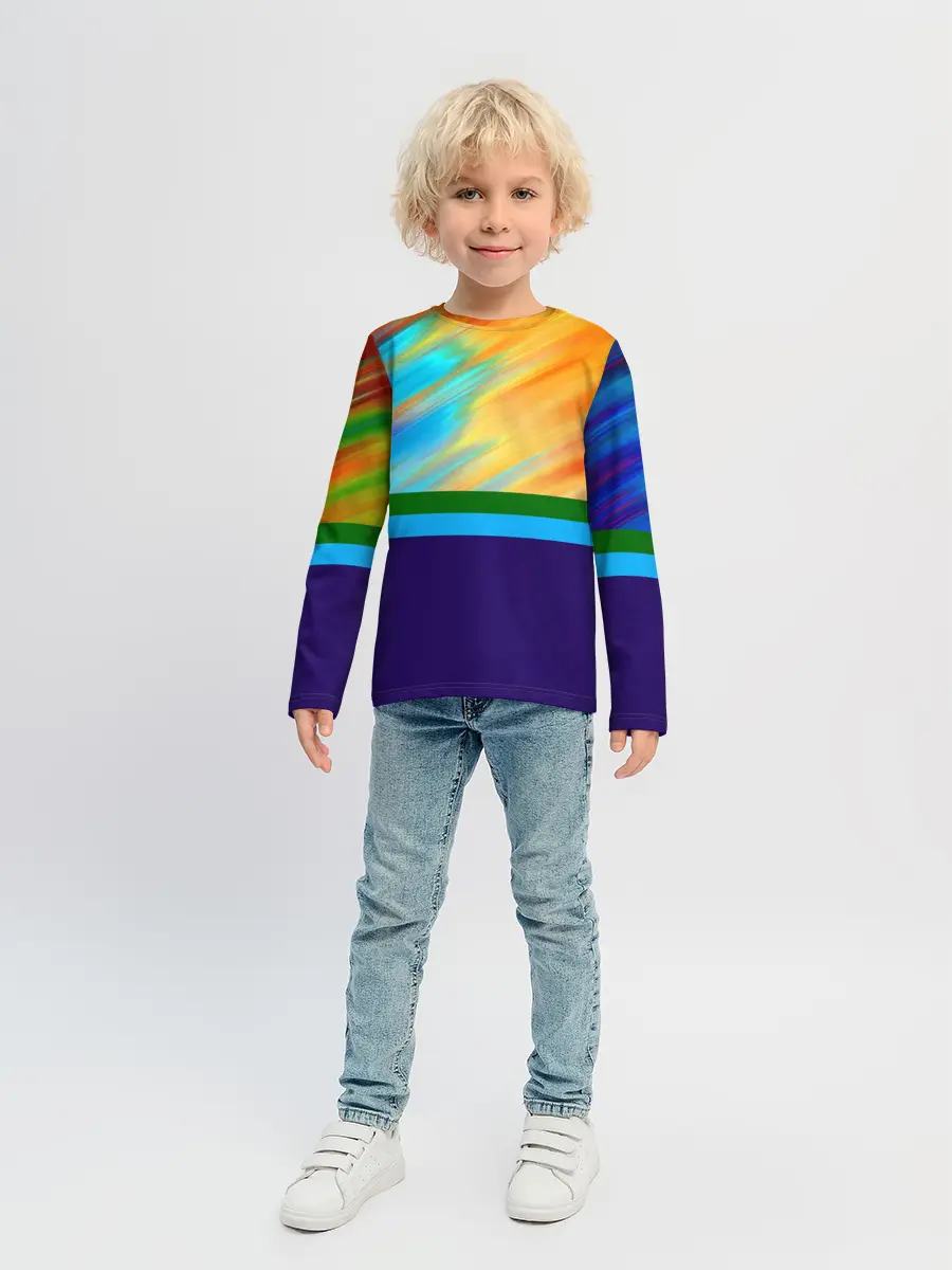 Детский лонгслив / Размытие