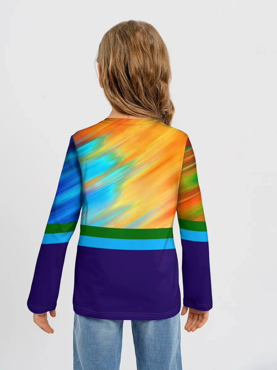 Детский лонгслив / Размытие