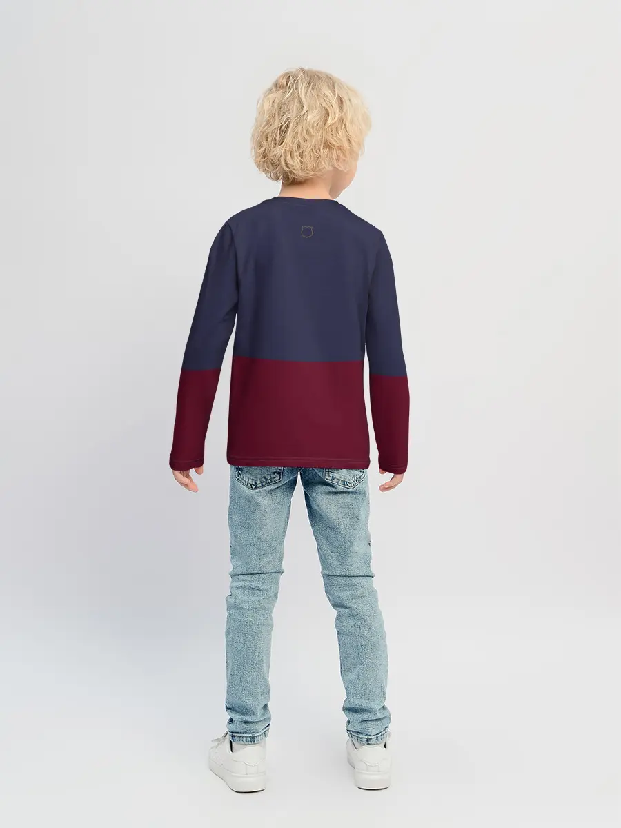 Детский лонгслив / FC Barcelona | Flag and team Logo