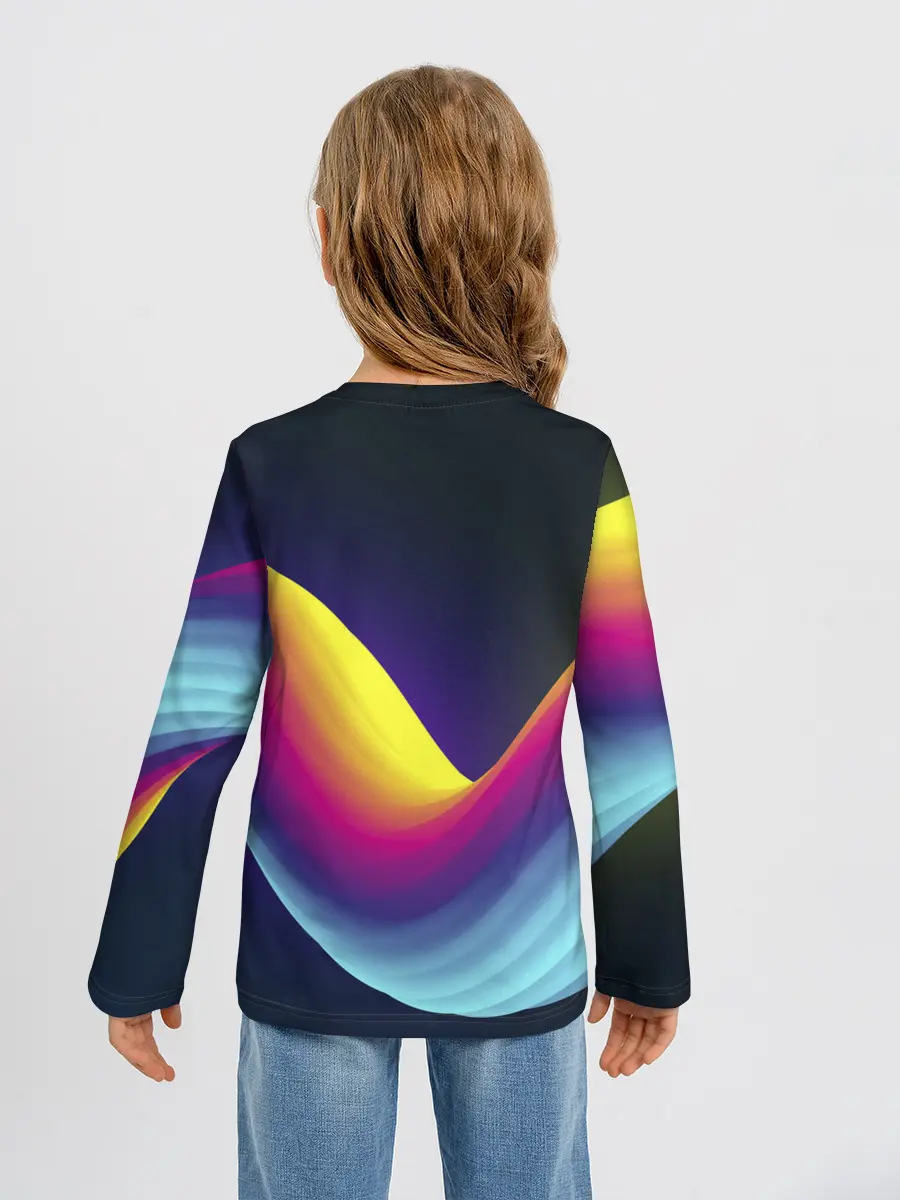 Детский лонгслив / Neon wire