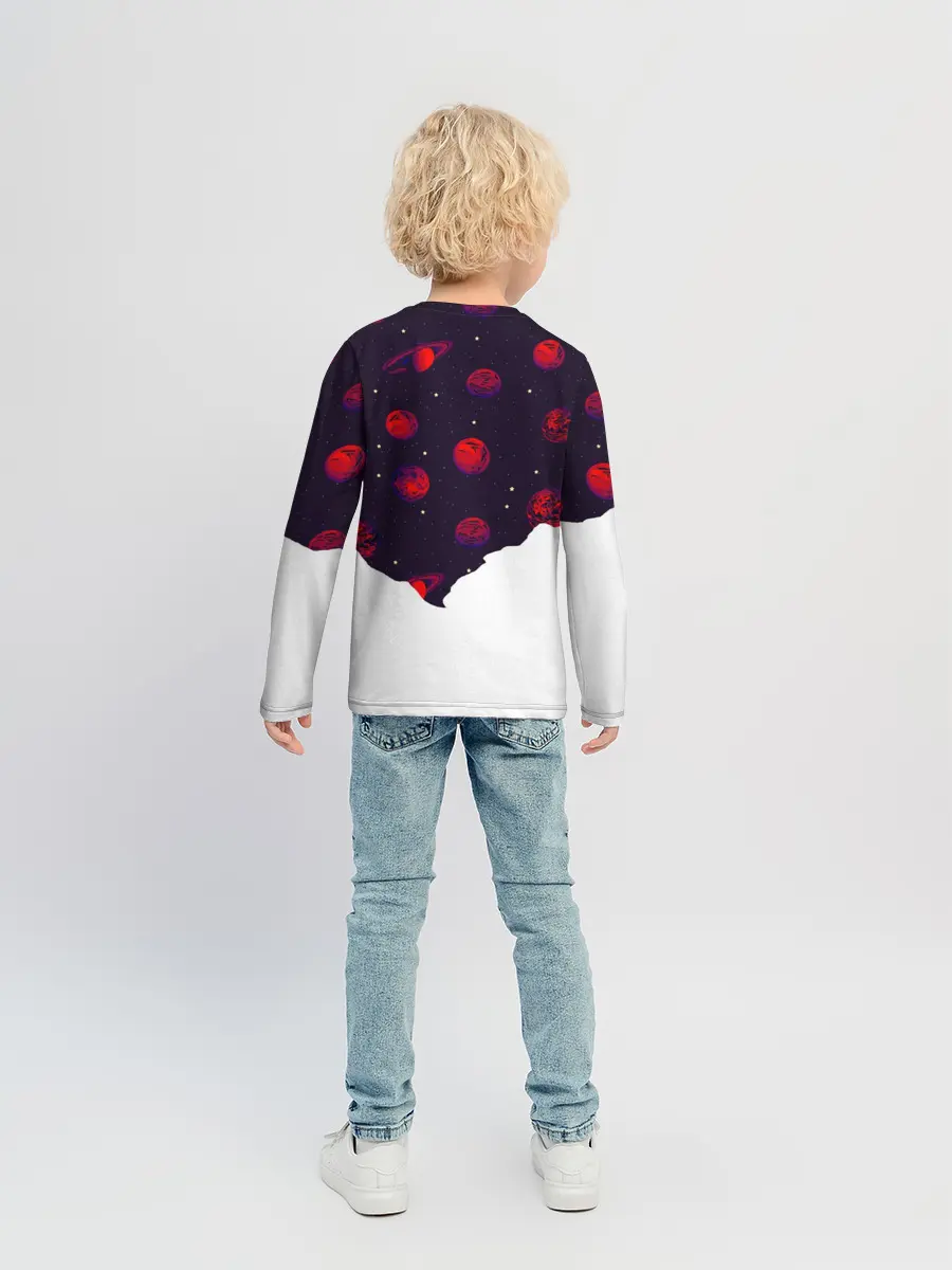 Детский лонгслив / Мысли Космонавта