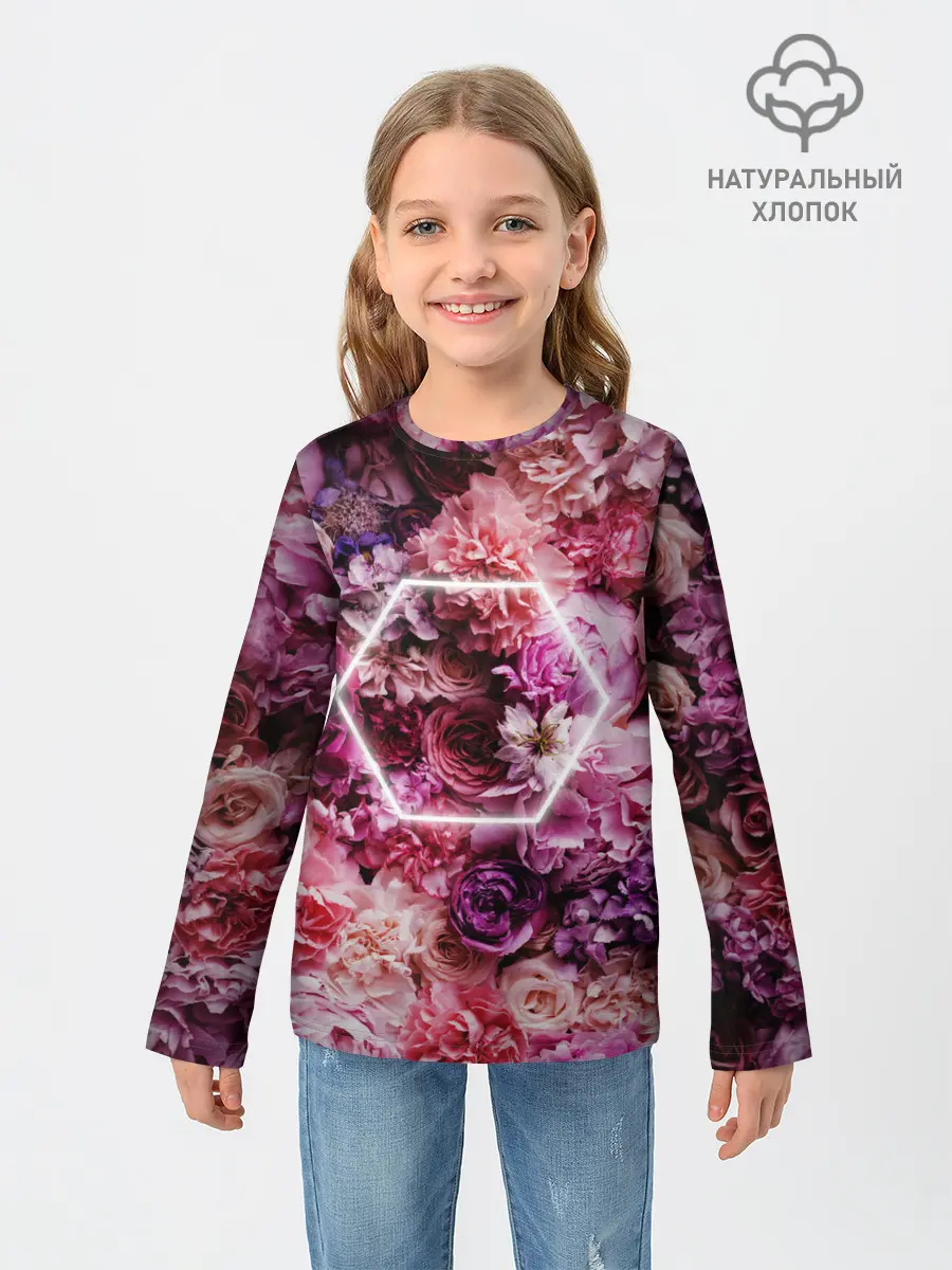 Детский лонгслив / ROSE | РОЗЫ