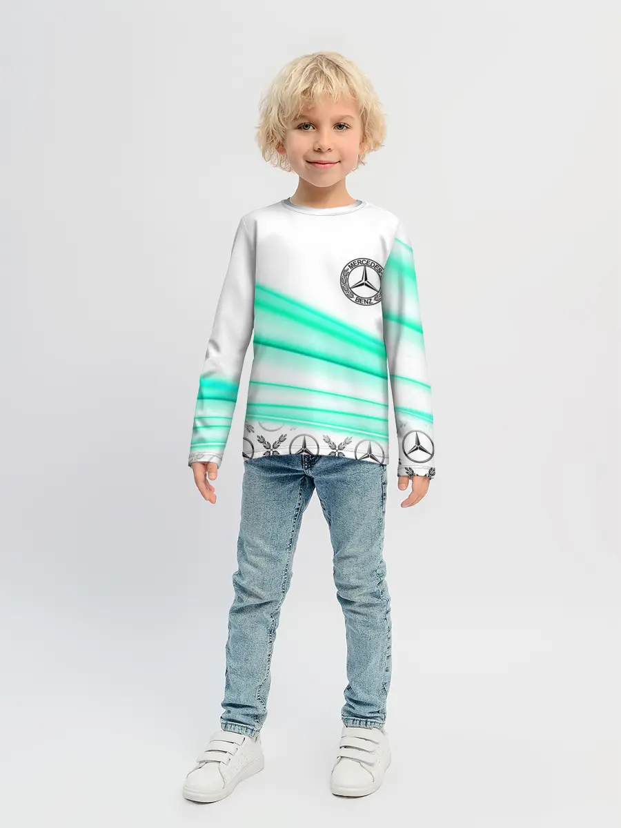 Детский лонгслив / МЕРСЕДЕС АКВА / AQUA