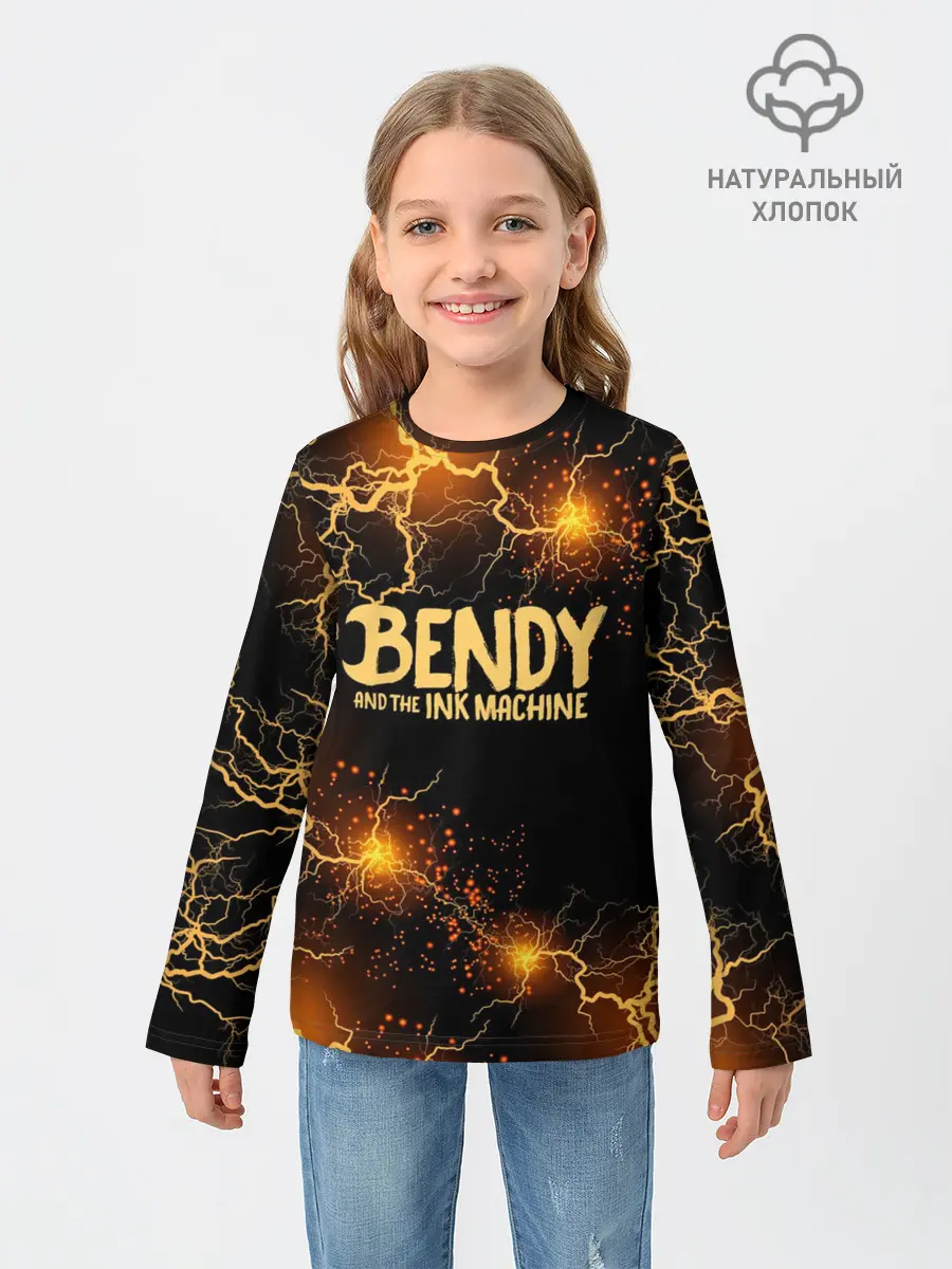 Детский лонгслив / BENDY LOGO