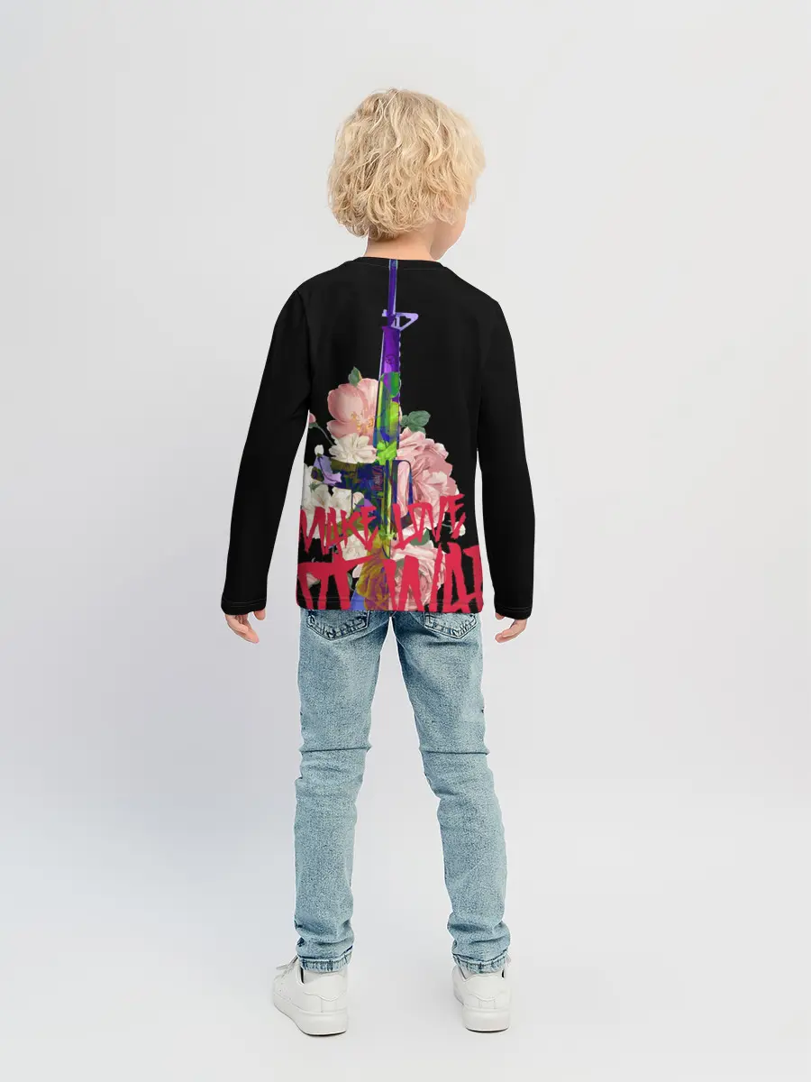 Детский лонгслив / Нет войне.