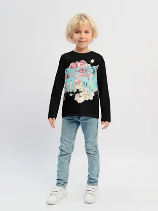 Детский лонгслив / Нет войне.