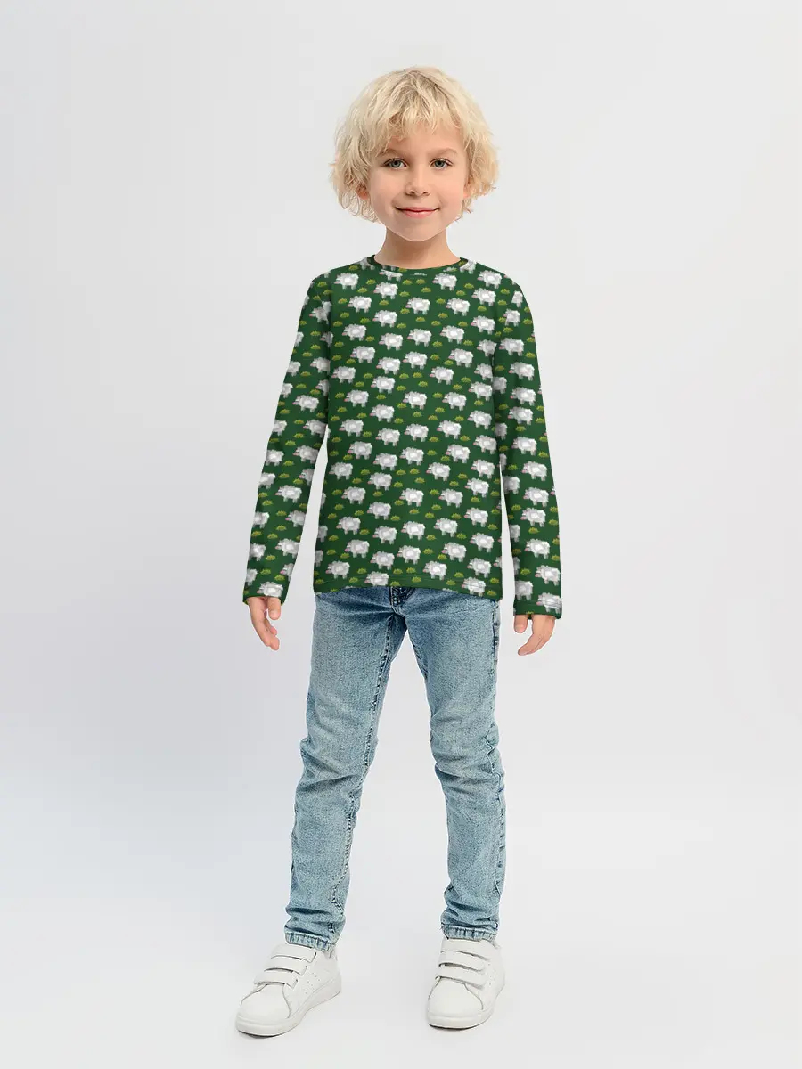 Детский лонгслив / Овечки