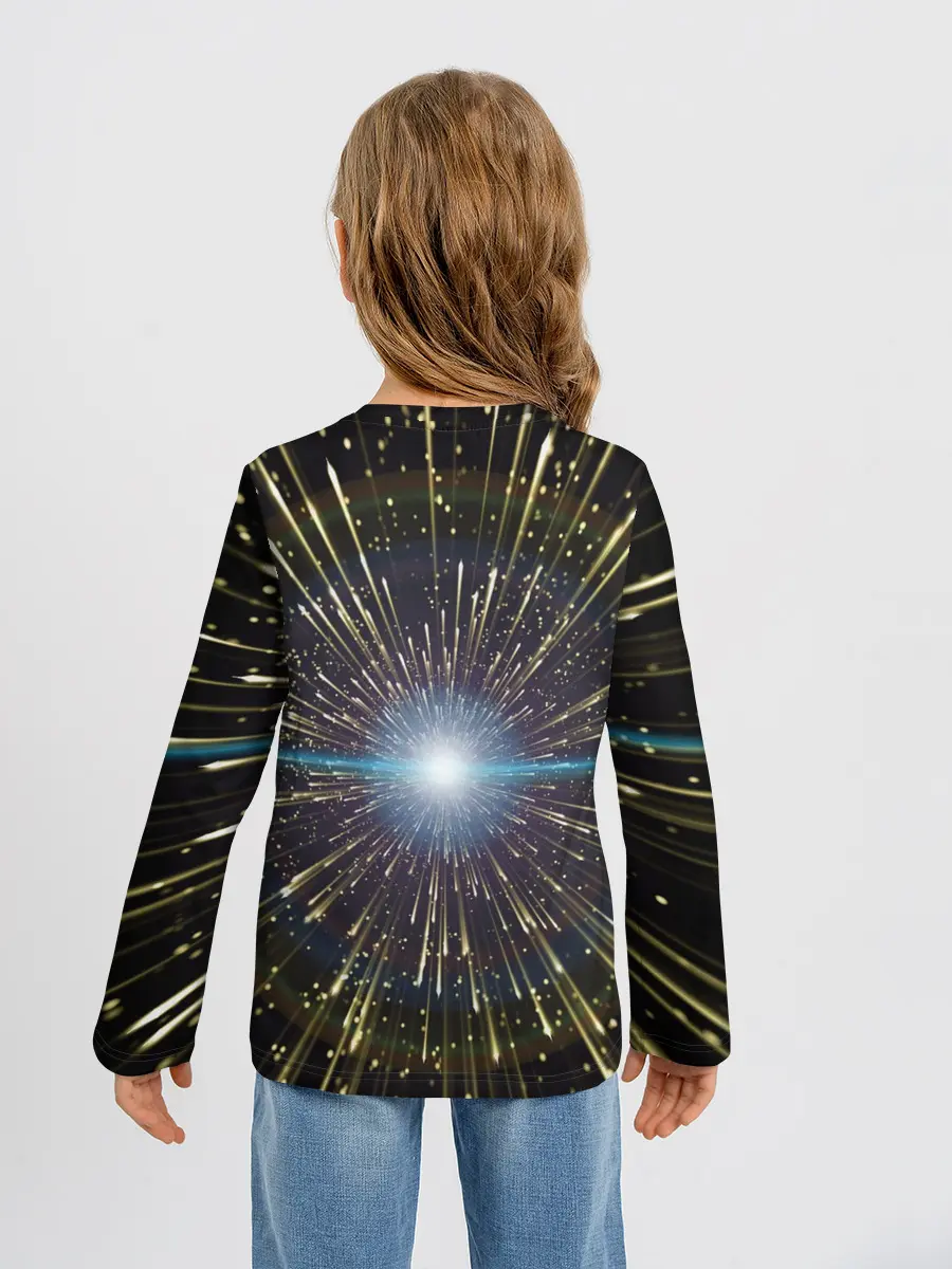 Детский лонгслив / Неоновые стрелы