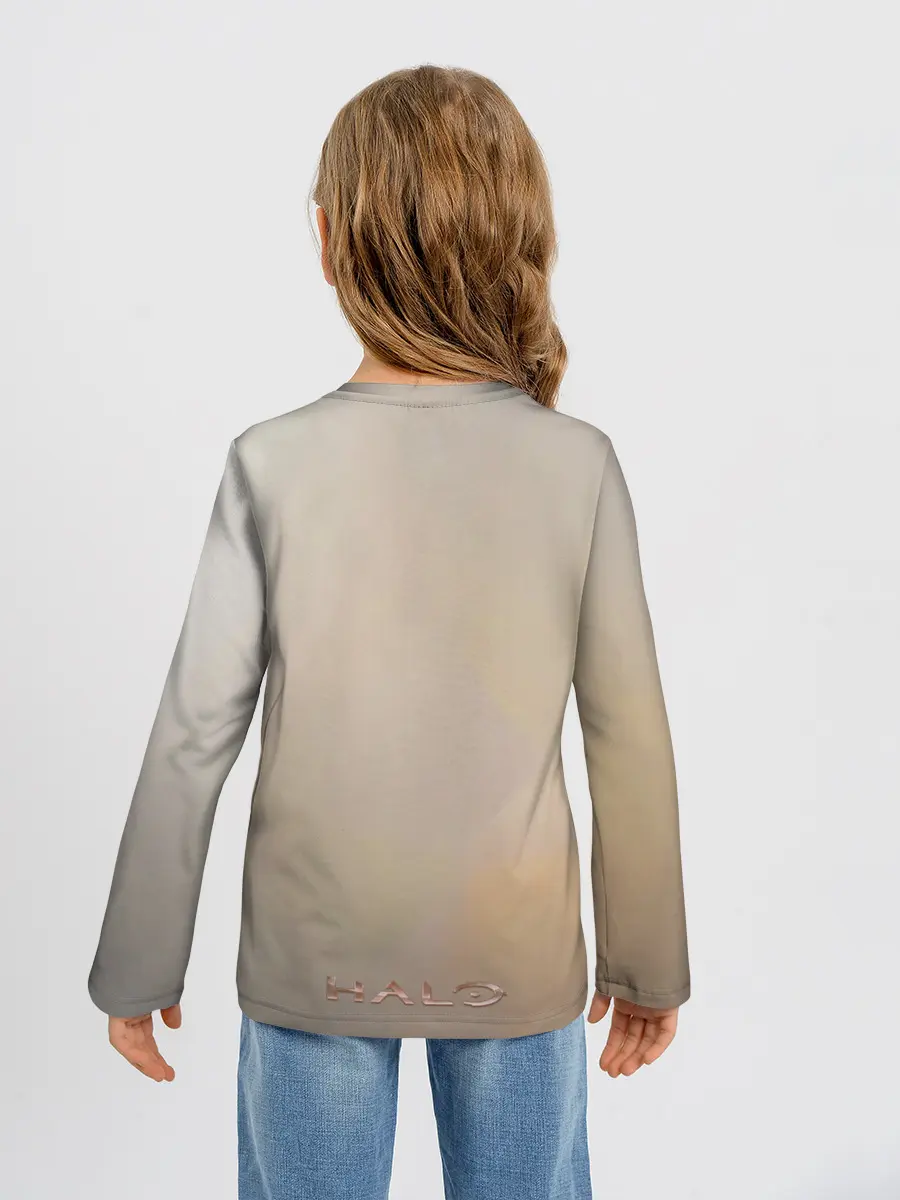 Детский лонгслив / Spartan in hell | Halo