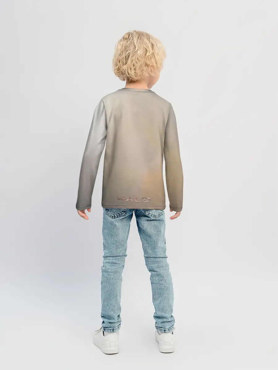 Детский лонгслив / Spartan in hell | Halo