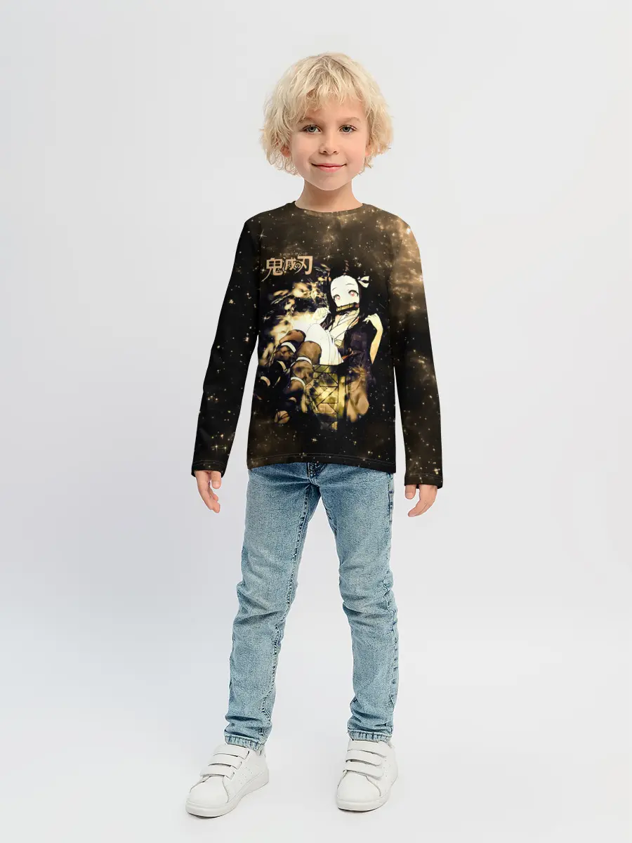 Детский лонгслив / Незуко Камадо Kimetsu no Yaiba