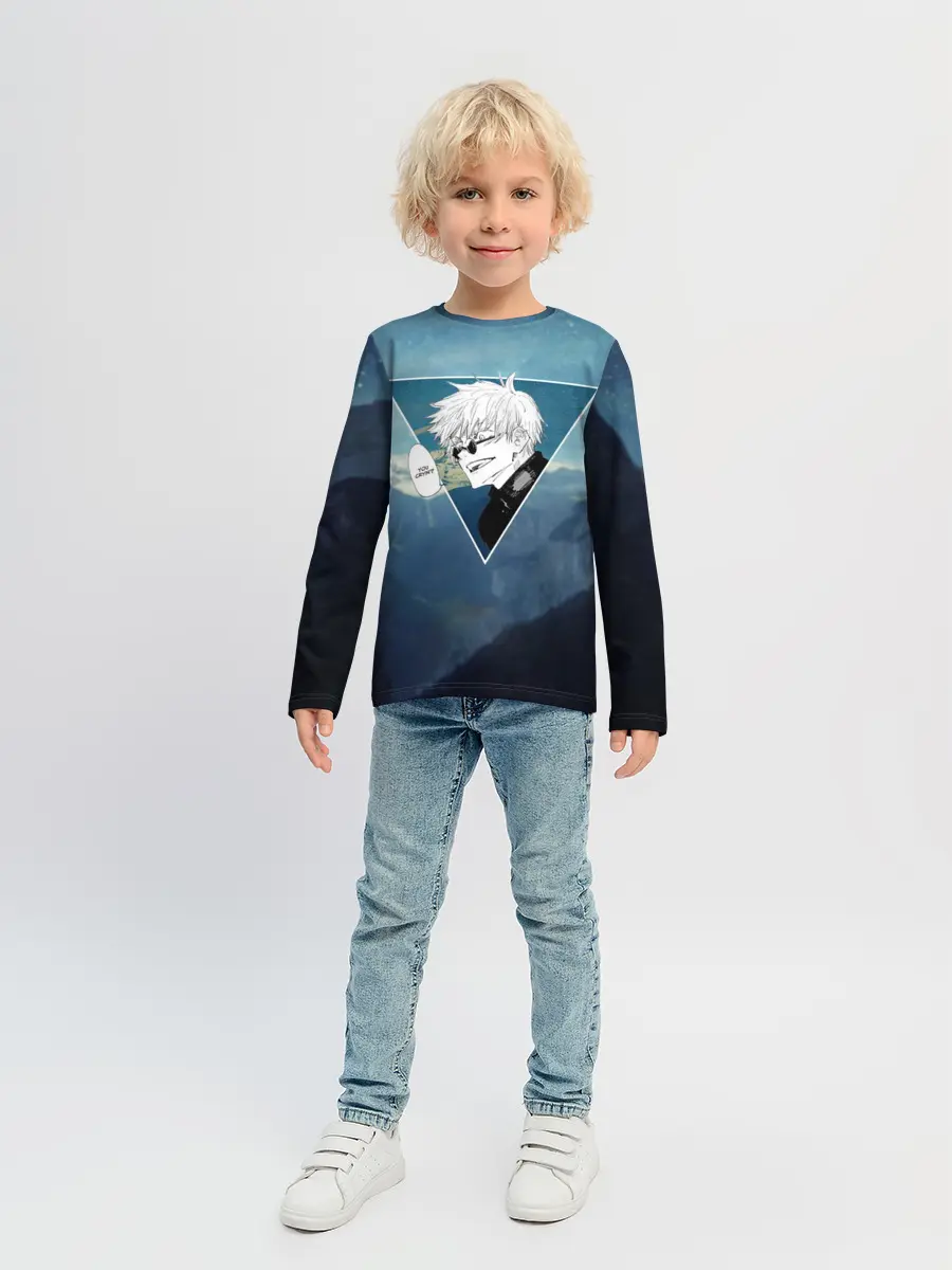 Детский лонгслив / Магическая Битва - Ты плачешь?