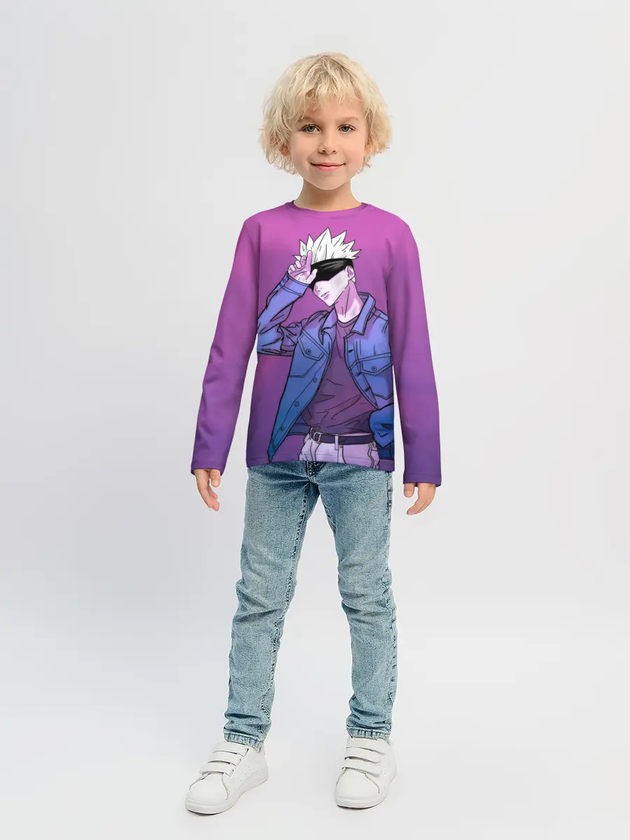 Детский лонгслив / Магическая Битва - С повязкой